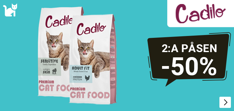 CADILO droogvoer 2e zak 50% korting CAT